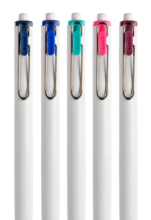 NEW <br> Uni-Ball One <br> the pen that <br> is always <br> there for you !